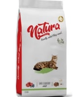 NATURA YETİŞKİN KUZULU KEDİ MAMA 2 KG