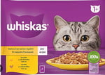 WHİSKAS KÜMES HAYVANLI 4X85GR YET İŞKİN KEDİ YAŞ MAMA