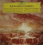 Edvard Grieg - Berliner Philharmoniker · Herbert von Karajan – Peer Gynt-Suiten 1 & 2 • Sigurd Jorsalfar LP PLAK 