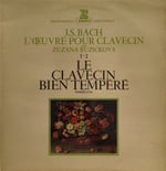 J.S. Bach - Zuzana Růžičková – Le Clavecin Bien Tempére, Premier Livre 2 LP PLAK 