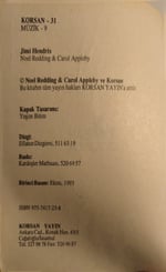 Jımı Hendrıx - Experınce Noel Reddıng - Carol Appleby KİTAP 