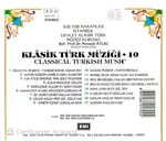 Klâsik Türk Müziği 10 (Classical Turkish Music) CD