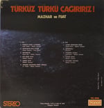 Mazhar Ve Fuat – Türküz Türkü Çağırırız LP PLAK 