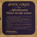 Ömür Göksel Ağlıyormuşsun 45 LİK PLAK 