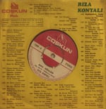 Rıza Konyalı Ahu gözlüm 45 LİK PLAK 
