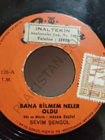 Sevim Şengül - Bana bilmem neler oldu - 45 Lik PLAK
