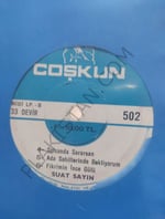 Suat Sayın - Mini LP 45 LİK PLAK ( Fikrimin İnce Gülü Haydar Hardar )