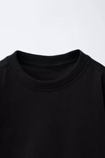 LACIEL BASIC UZUN KOL TSHIRT OVERSIZE SİYAH