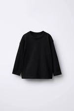 LACIEL BASIC UZUN KOL TSHIRT OVERSIZE SİYAH