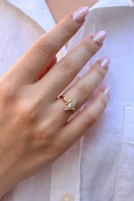 0.55 Karat Pırlanta Vintage Tasarım Yüzük