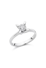 1.00 Ct Badem Tırnak Lab Grown Pırlanta Tektaş Yüzük
