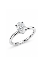 2.00 Ct Oval Kesim Lab Grown Pırlanta Tektaş Yüzük
