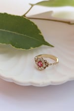 Lily Garnet Ve Pırlanta Tasarım Yüzük