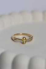 Orange Safir Tasarım Yüzük