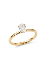 Oval Pırlantalı Tektaş 0.70 Ct