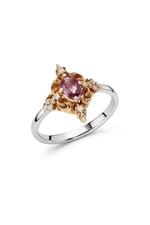 Pembe Safir Vintage Yüzük
