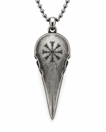 Raven Skull Kolye 