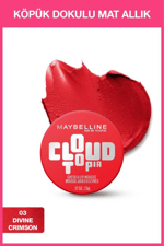 Cloudtopia Köpük Dokulu Mat Allık - 03 Divine Crimson