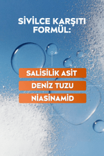 Derma Skin Clear Sivilce Karşıtı Yüz Temizleyici Peeling 150ml, Arındırıcı, Salisilik Asit