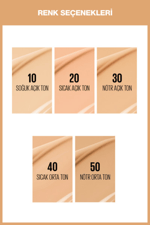 Fit Me Nude Cilt Bakımı Etkili Nemlendirici SPF50 BB Krem - Sıcak Orta Ton