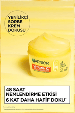 Garnier C Vitamini Fresh & Bright Aydınlatıcı Nemlendirici Sorbe Yüz Kremi 85 ML, Vegan & Cruelty Free