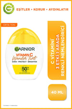 Garnier C Vitamini Wonder Tint 3 Etki 1 Arada Renkli Nemlendirici Orta Ton, SPF50, Vegan