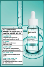 Garnier Salisilik 7 Day Clinical Sivilce Karşıtı Serum 30ML, (7% Niasinamid, Gliserin, Laktik Asit) , Vegan