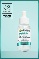 Garnier Salisilik 7 Day Clinical Sivilce Karşıtı Serum 30ML, (7% Niasinamid, Gliserin, Laktik Asit) , Vegan