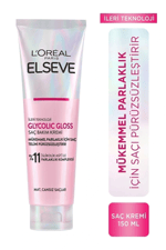 Glycolic Gloss Mükemmel Parlaklık için Pürüzsüzleştirici Saç Kremi 150ml