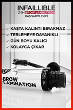Infaillible 24H Brow Lamination Şeffaf Kaş Sabitleyici