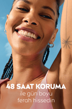 Kadın Stick Deodorant Fresh Natural 50ml, Ter Kokusuna Karşı 48 Saat Koruma, Uzun Süren Ferahlık