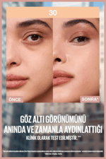 Lifter Kafein ve Peptitler İçeren Nemlendiren ve Aydınlatan Kapatıcı - 30