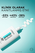 L'oréal Paris Bright Reveal Spf 50+ Koyu Leke Karşıtı Fluid Günlük Yüz Güneş Kremi 50ML