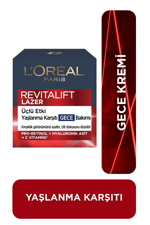 L'Oréal Paris Revitalift Lazer Yoğun Yaşlanma Karşıtı Gece Bakım Kremi