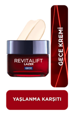 L'Oréal Paris Revitalift Lazer Yoğun Yaşlanma Karşıtı Gece Bakım Kremi