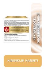 L'Oréal Paris Yaş Uzmanı 45+ Kırışıklık Karşıtı Sıkılaştırıcı Gece Kremi