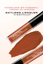 Pastel Daylong Lipcolor Kissproof Mat Likit Ruj 38