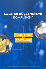 Q10 7 Günde Sıkılaştırıcı Vücut Bakım Losyonu 250ml, C Vitamini, Kolajen, 72 Saat Nemlendirici