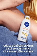 Q10 7 Günde Sıkılaştırıcı Vücut Bakım Losyonu 250ml, C Vitamini, Kolajen, 72 Saat Nemlendirici