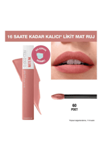 Super Stay Matte Ink Unnude Likit Mat Ruj - 60 Poet - Nude