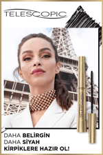 Telescopic Gold Maskara - Siyah