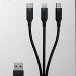3İN1 30W KABLO 6A ÇIKIŞ 1.2M TYPE-C,MİCRO,LİGHTNİNG,USB