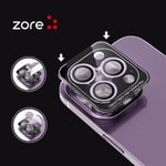 Apple iPhone 17 Zore CL-12 Lıght Green Premium Safir Parmak İzi Bırakmayan Anti-Reflective Kamera Lens Koruyucu