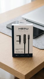 HEPU HP-ALC01 Armor Type-C to Lightning Hızlı Şarj Kablosu – 27W PD, Telefon Standlı Tasarım (1.5 Metre)