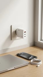 HEPU HP-C32 67W USB-C GaN Güç Adaptörü –Type-C Kablo