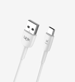 K602 Safe 3A USB-A Tip-C USB Şarj Kablosu