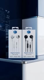 KULAK İÇİ KULAKLIK BEYAZ MIKNATISLI MAGNETİC EARPHONE STEREO 3.5 MM JACK 