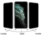 ZORE iPhone 16 Plus Zore Kolay Uygulama Aparatlı 5D Magic Privacy Glass Hayalet Cam Ekran