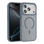 zore-iphone 17promax kilif m-safe sarj ozellikli mat arka yuzey-sio kapak