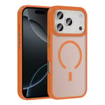 zore-iphone 17promax kilif m-safe sarj ozellikli mat arka yuzey-sio kapak